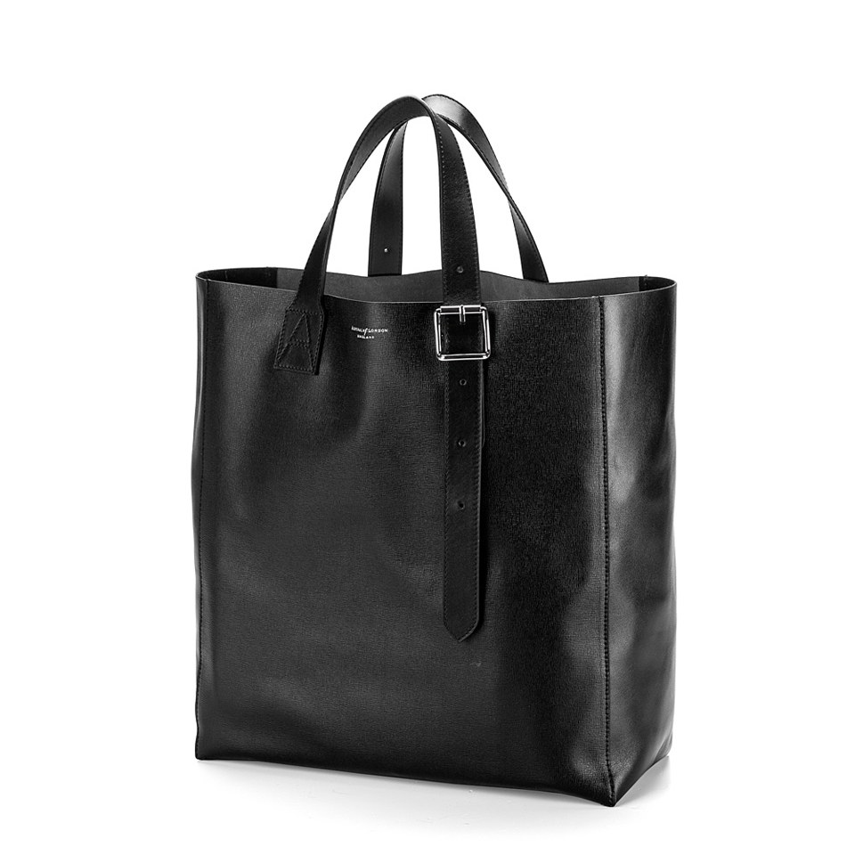 Aspinal of London Men's A Tote Bag - Black