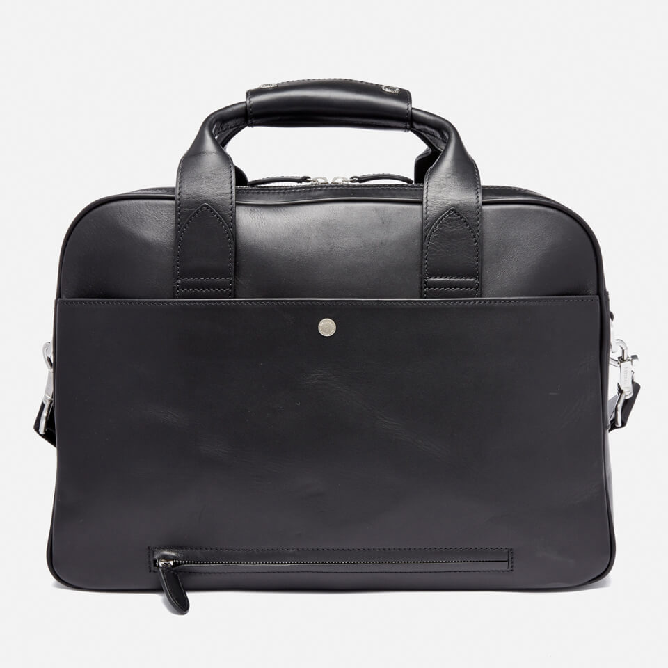 Aspinal of London Men's Harrison Overnight Business Bag - Black