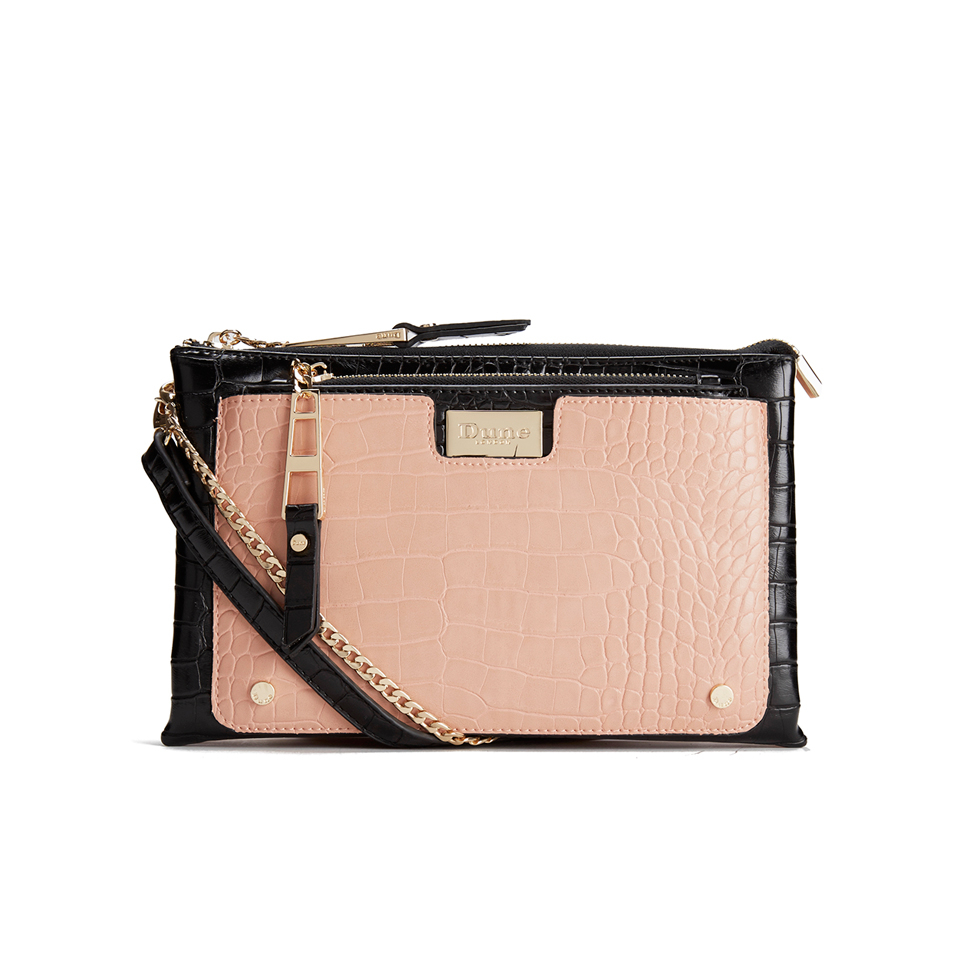 Dune blush clutch bag clearance