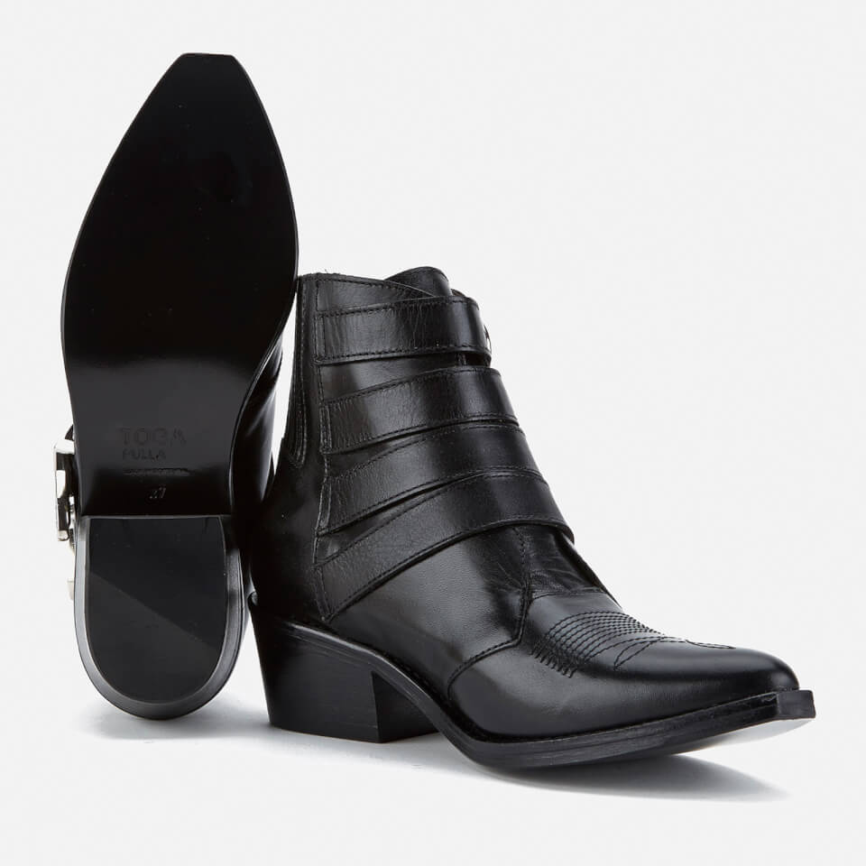 【関税込み】Aj990 Ankle Boots - Toga Pulla - Black - Leather 5603534757249_002_c402db557d_1