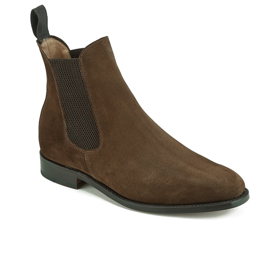 Sanders Men's Marylebone Suede Chelsea Boots Snuff Worldwide