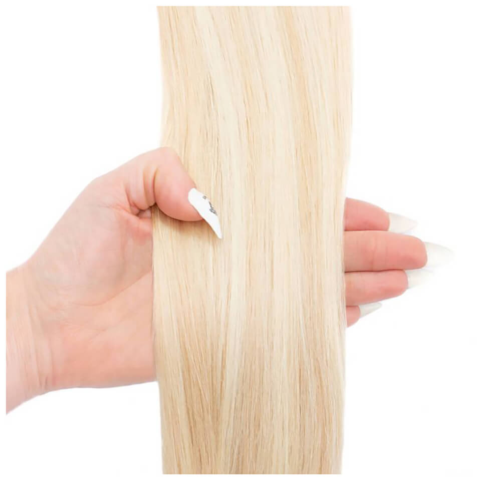 Beauty Works Deluxe Clip-In Hair Extensions 18 Inch - LA Blonde 613/24
