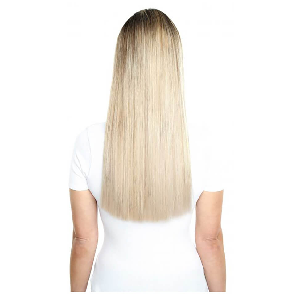 Beauty Works Deluxe Clip-In Hair Extensions 18 Inch - Blondette 4/27
