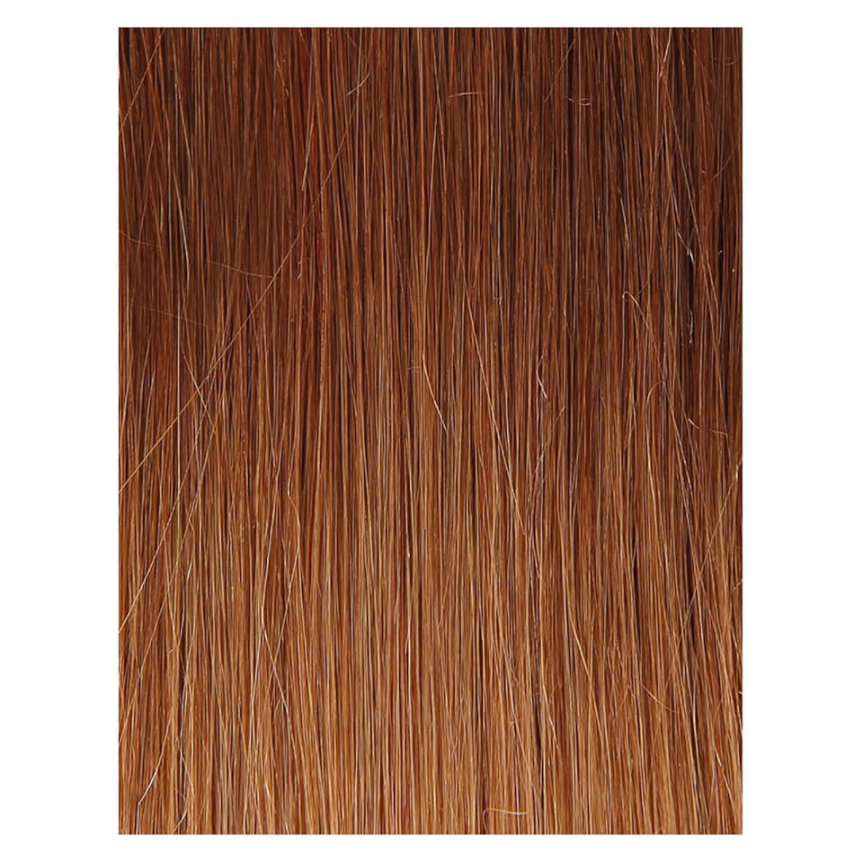 Beauty Works Deluxe Clip-In Hair Extensions 18 Inch - Sunkissed Caramel 6/27T