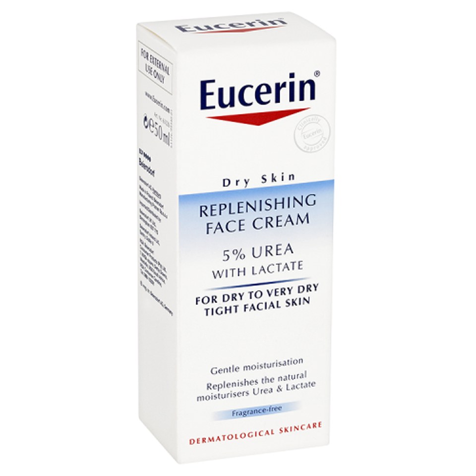 Eucerin UreaRepair Replenishing Face Cream with 5% Urea 50ml