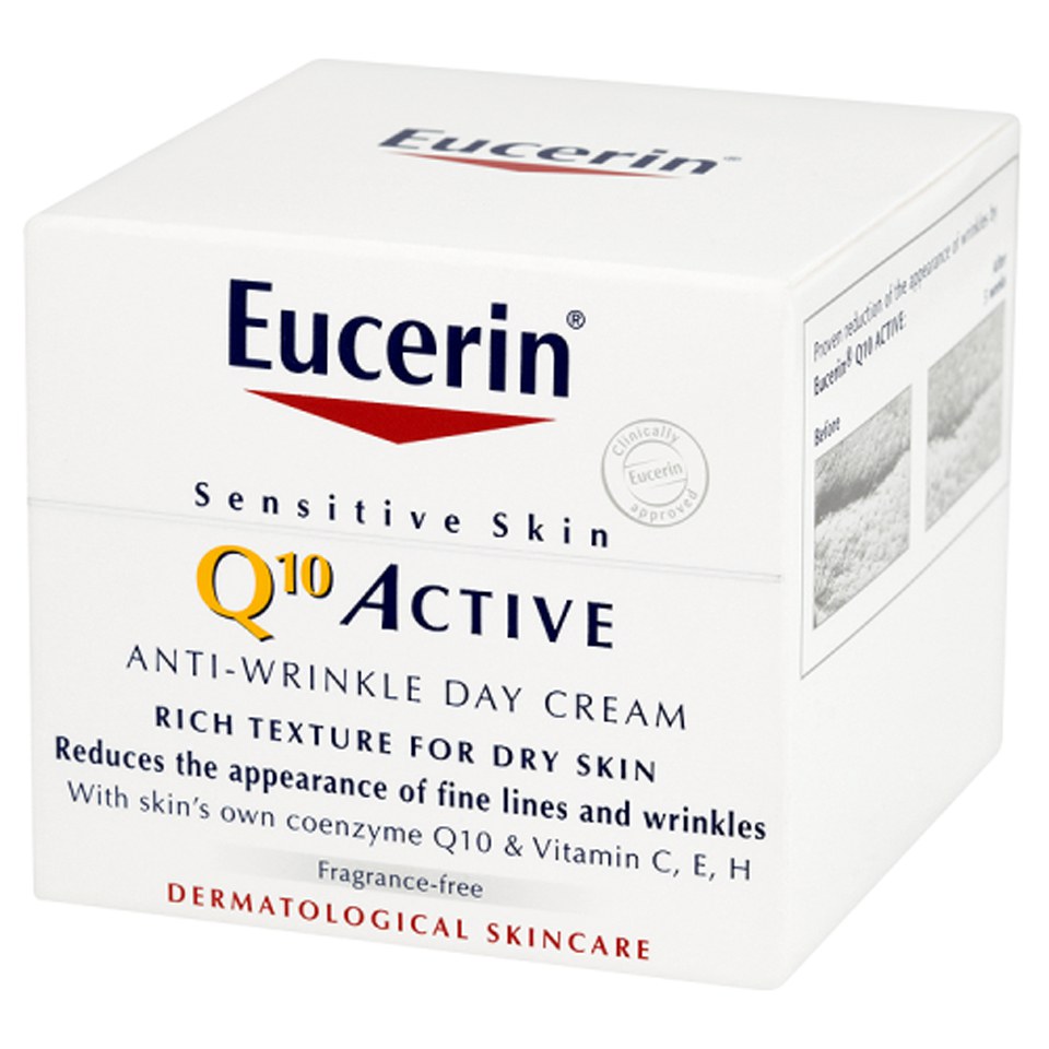 Eucerin® Sensitive Skin Q10 Active Anti-Wrinkle Day Cream (50ml)