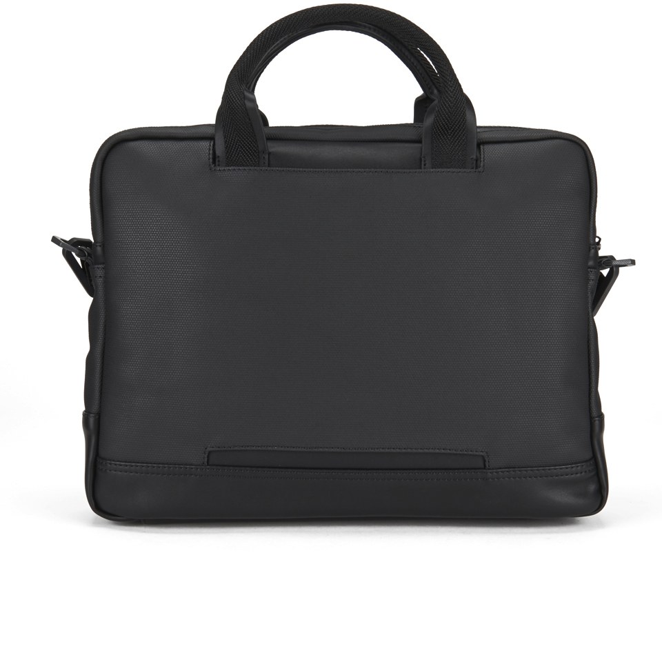 Calvin Klein Men's Ethan Coated Canvas Laptop Bag - Black