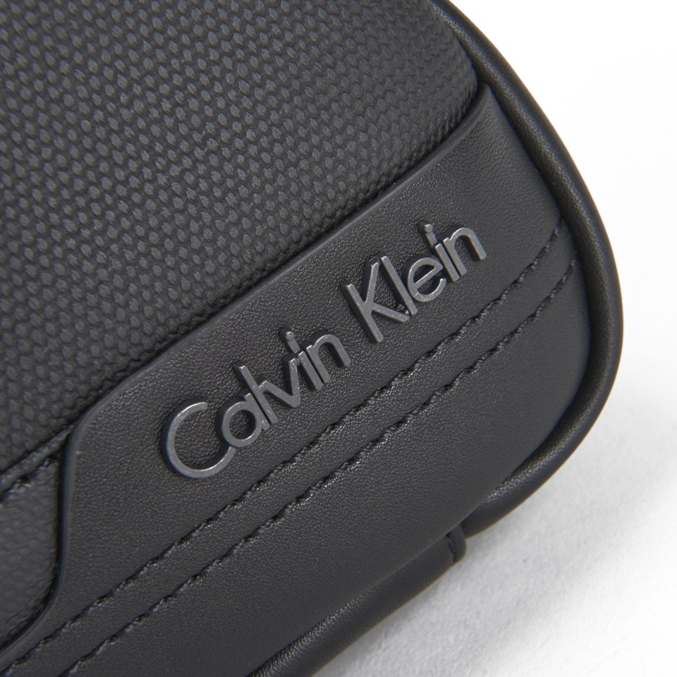 Calvin Klein Men's Ethan Coated Canvas Laptop Bag - Black