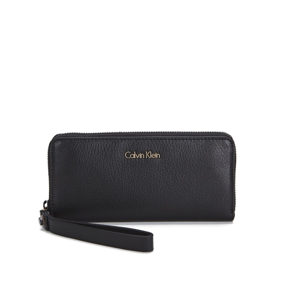 Calvin Klein Charlene Large Zip Around Bag - Black