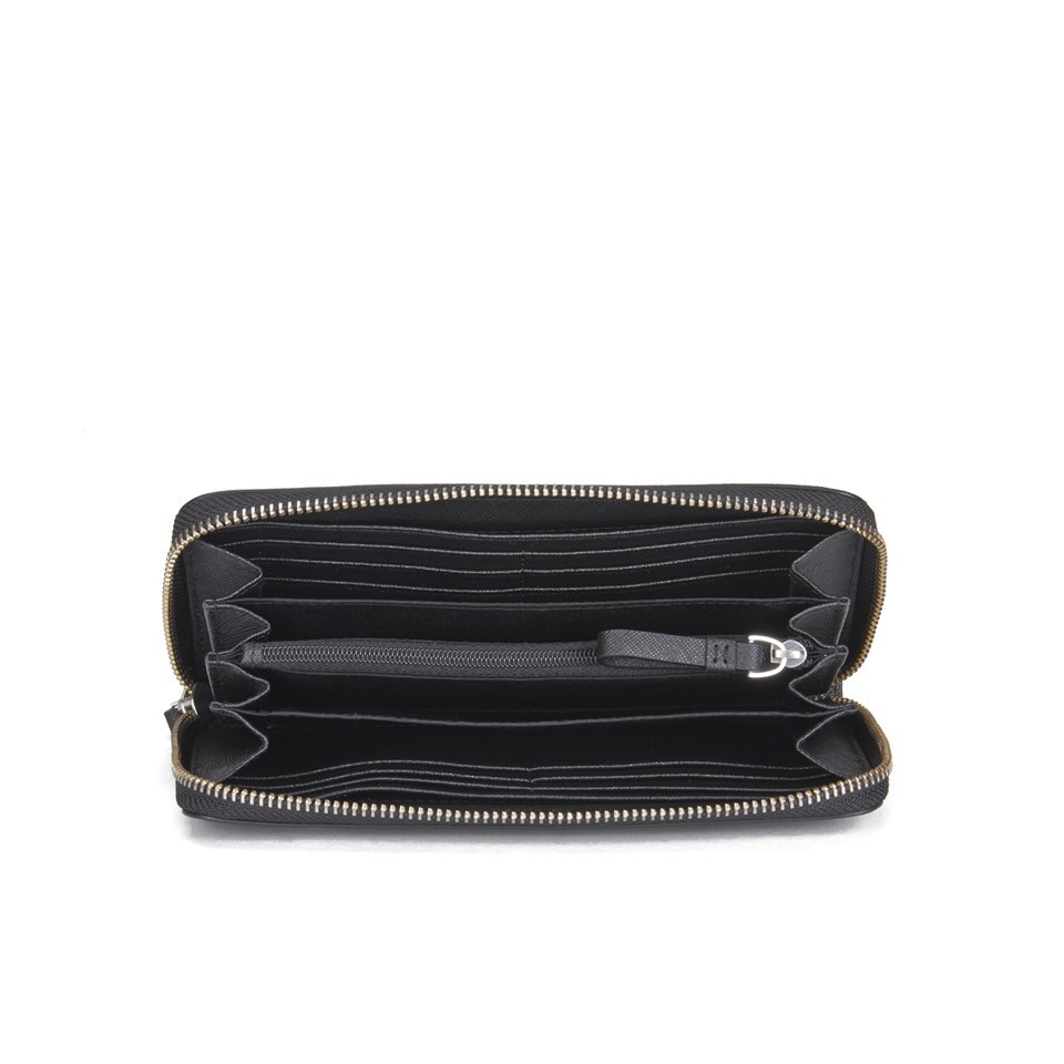 Calvin Klein Sofie Large Zip Around Bag - Black
