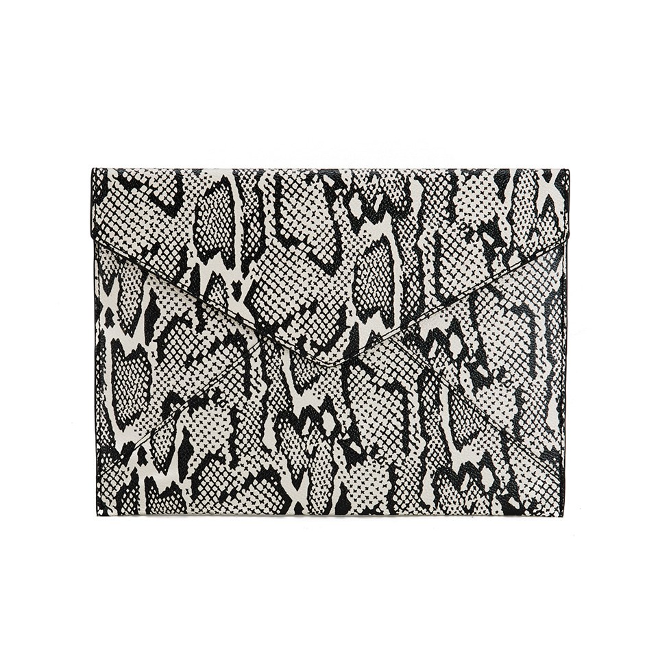 Rebecca Minkoff Women's Leo Clutch Bag - Snake Print