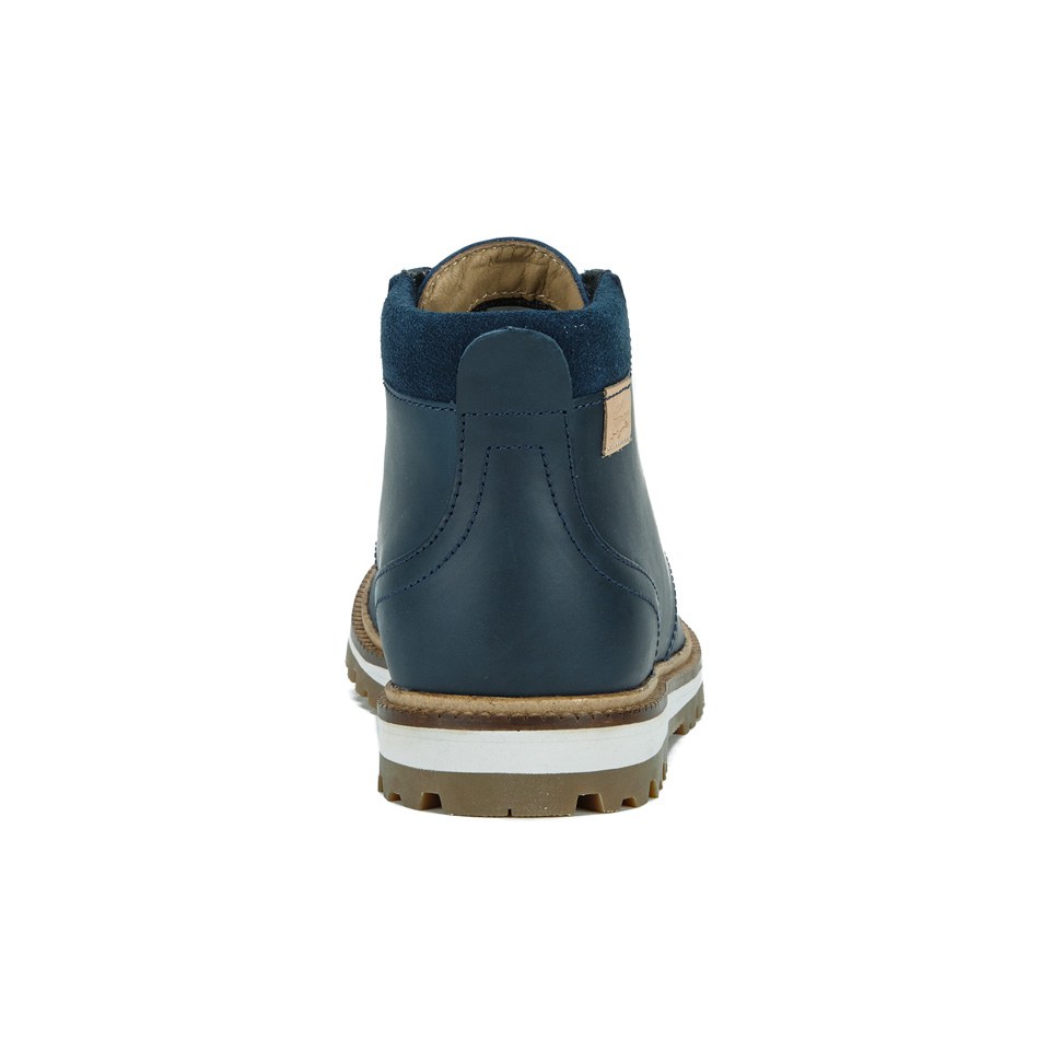 Lacoste Men s Montbard Leather Chukka Boots Dark Blue Allsole