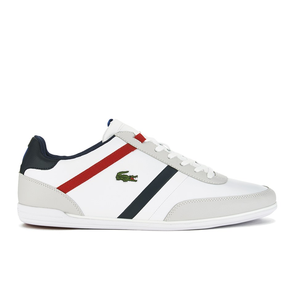 Lacoste Men s Giron TCL Leather Trainers White Coggles