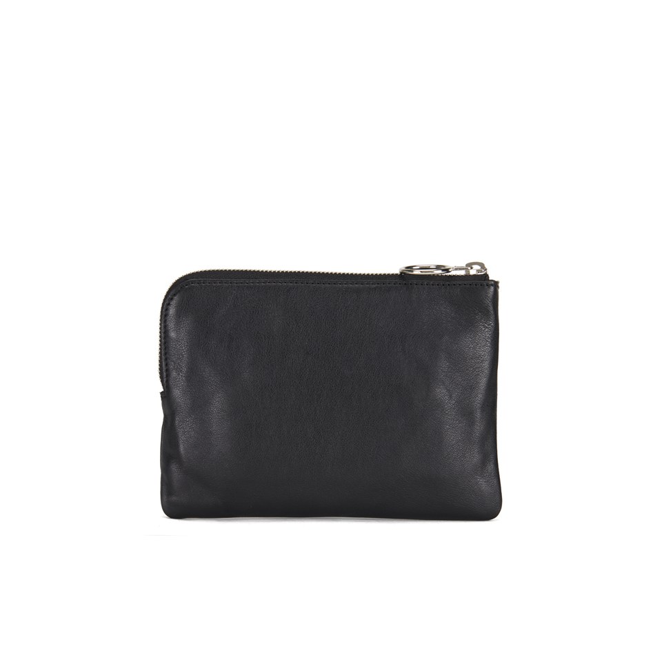 House of Holland Women's Leather Crap Clutch - Black