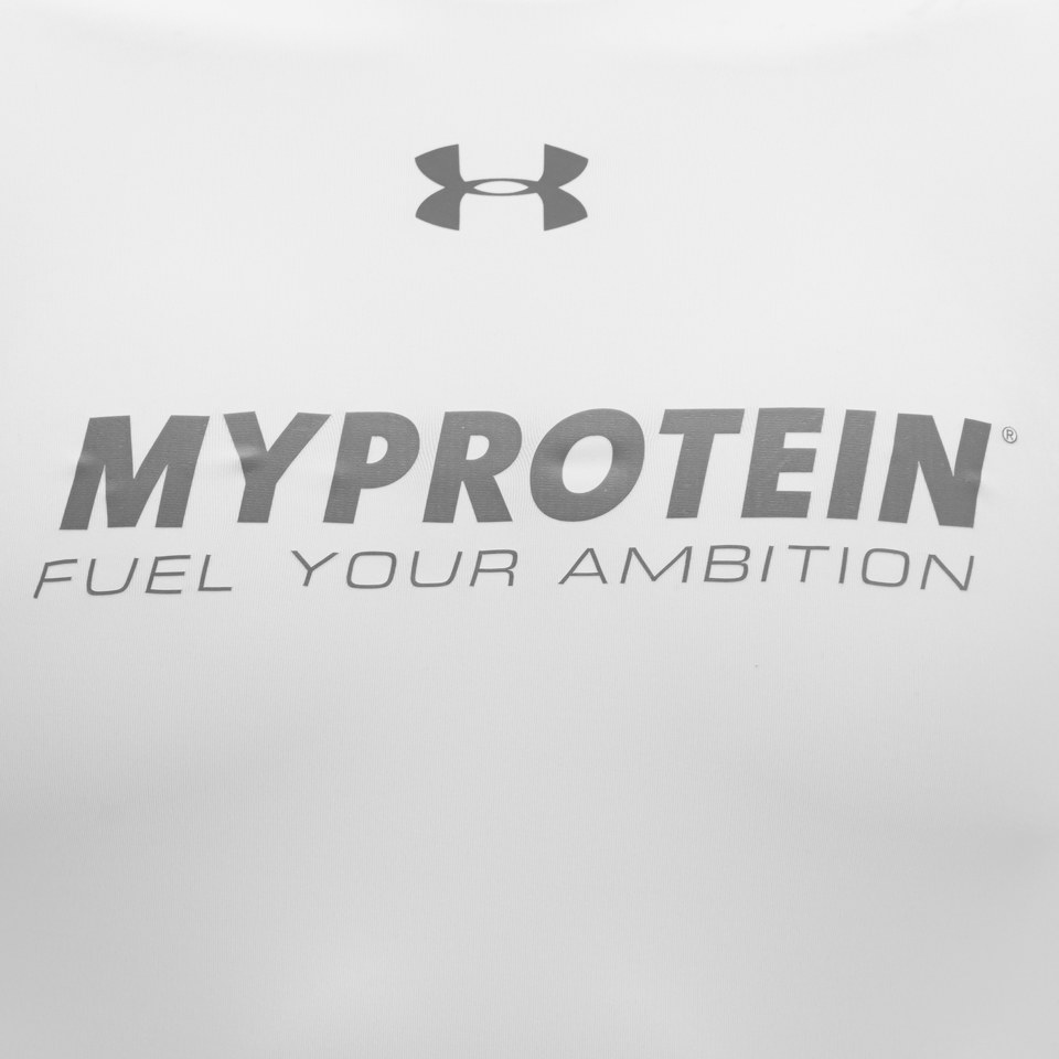 Myprotein Under Armour Men's HeatGear Long Sleeve Compression Shirt - White