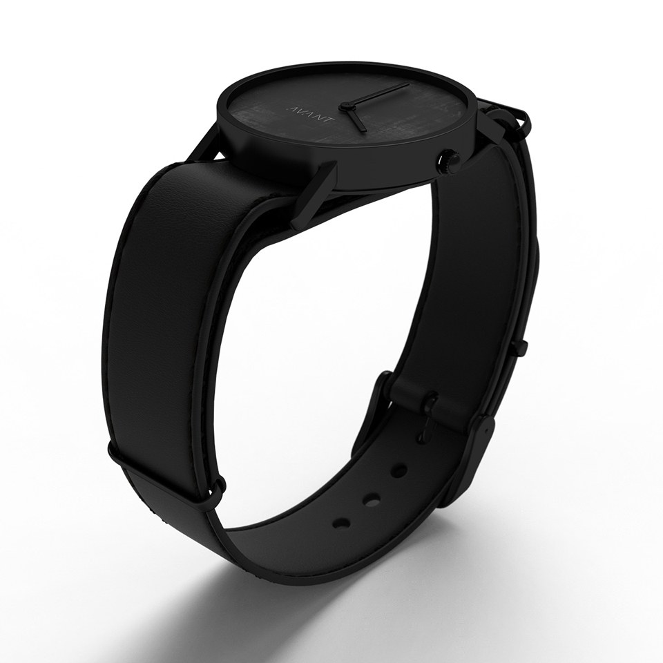 South Lane Men's Avant Diffuse Watch - Black