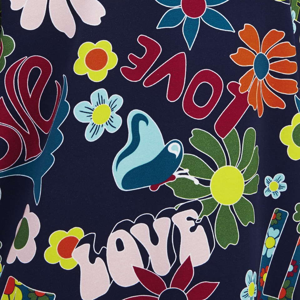Love Moschino Women's Oversized T-Shirt Dress - Flower Print
