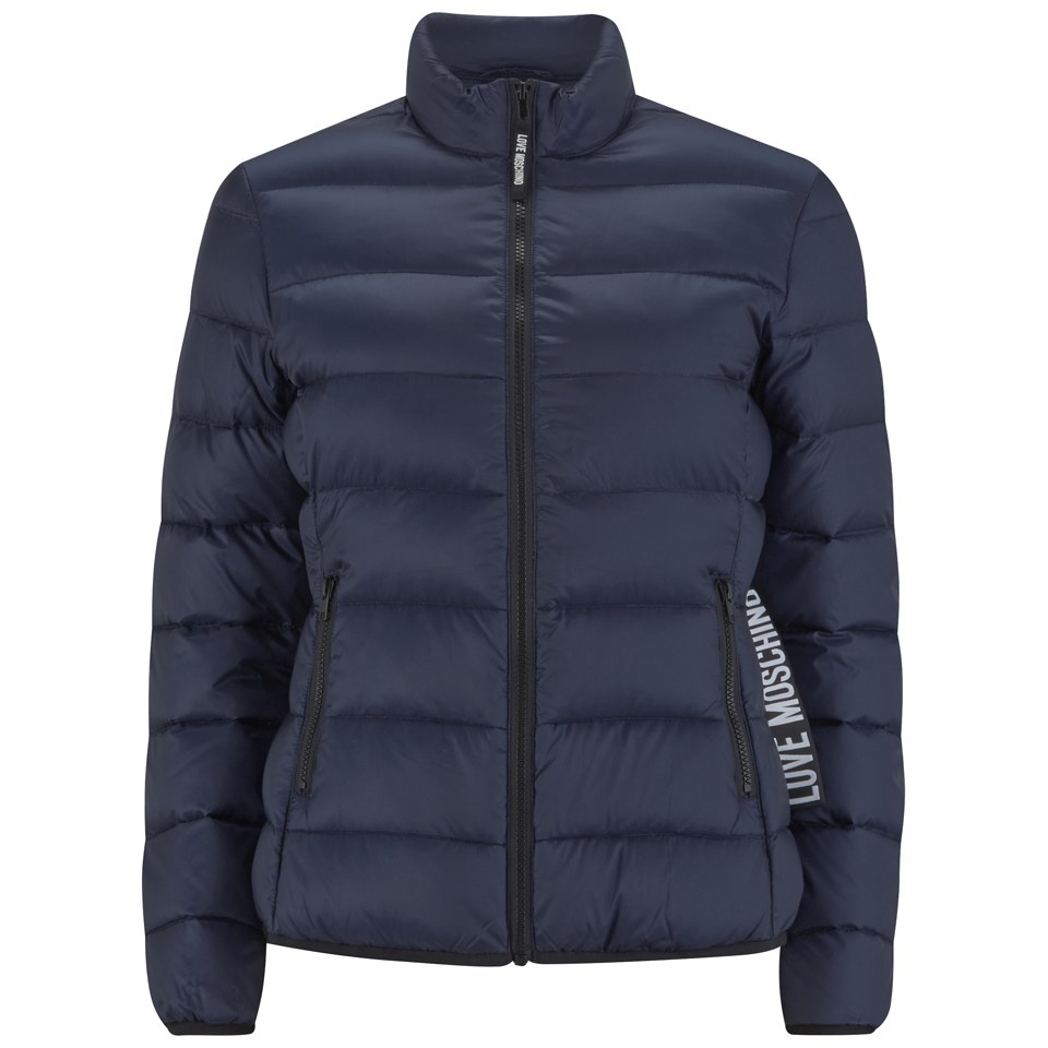 Love Moschino Women s Navy Puffer Coat Navy Coggles