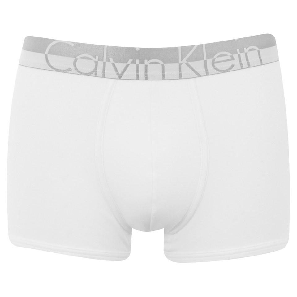 Calvin Klein Men's Magnetic Cotton Trunks - White