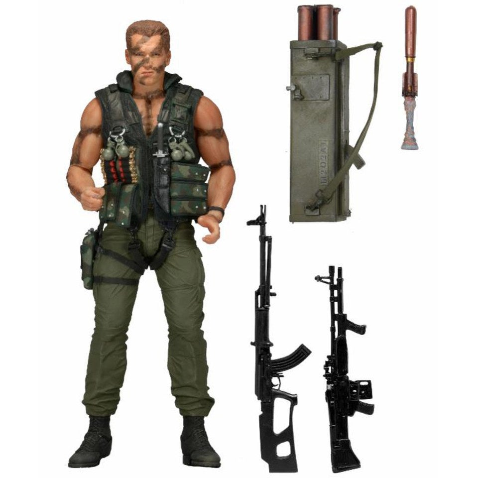 ミリタリー NECA COMMANDO ULTIMATE JOHN MATRIX NECA Commando Ultimate John Matrix 30th Anniversary 7 Inch Action