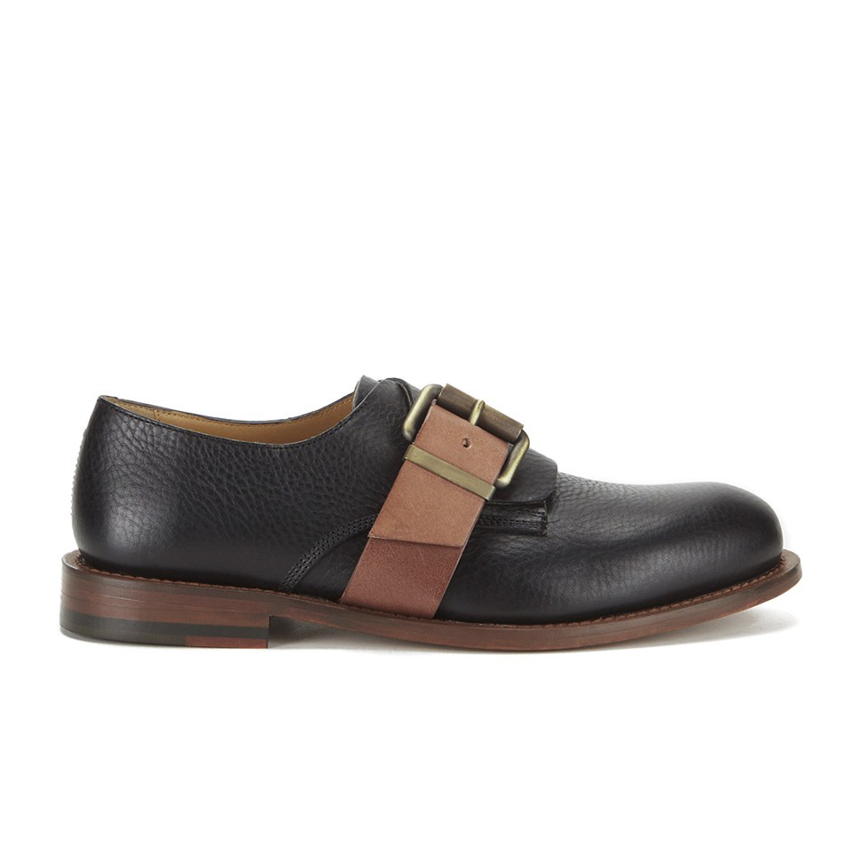 Vivienne Westwood MAN Men s Utility Belted Shoes Black Tobacco Brown Allsole