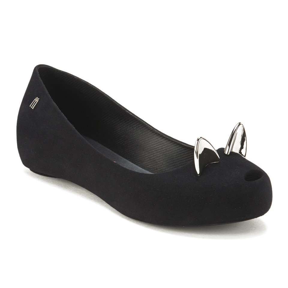 Melissa Women's Ultragirl Cat Ballet Flats Black FREE UK Delivery