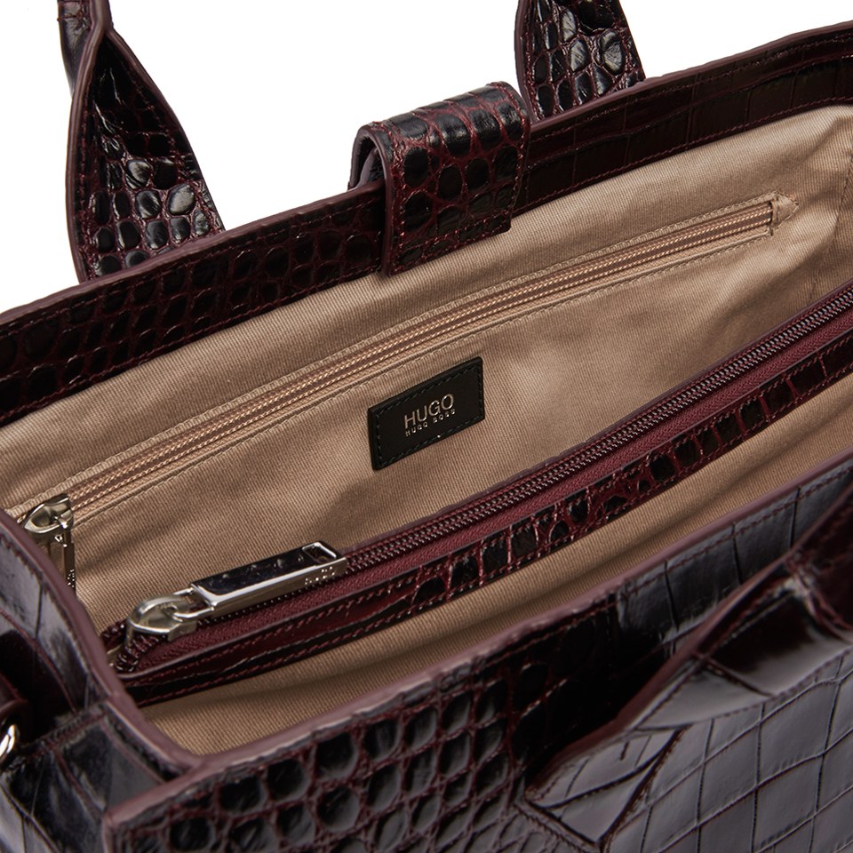 HUGO Women's Valerie Tote Bag - Dark Red