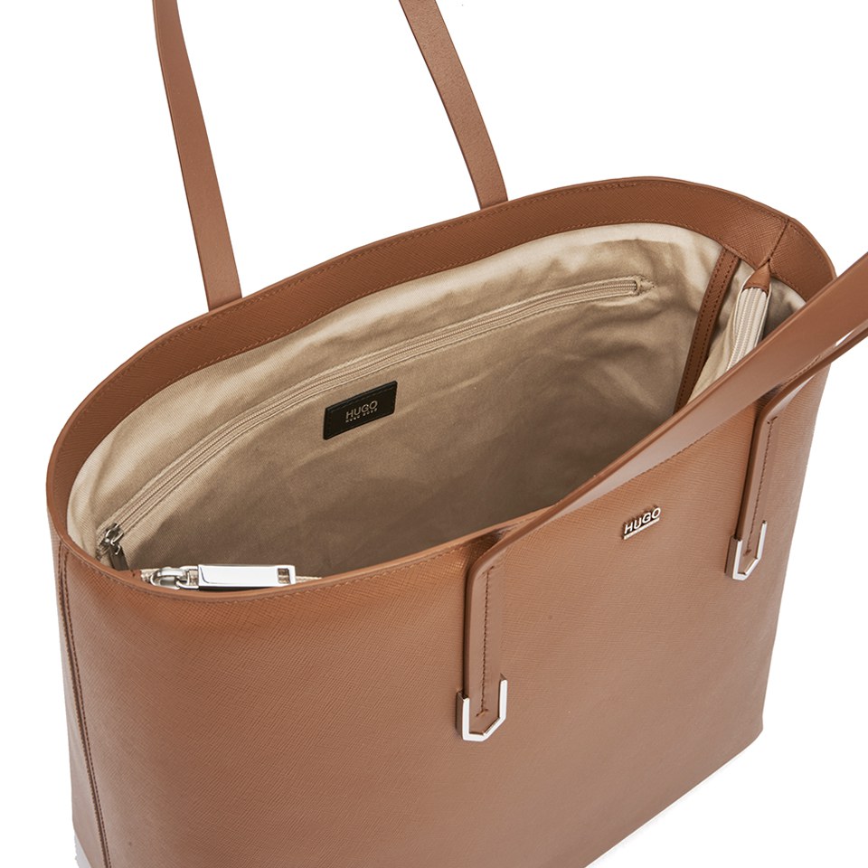 HUGO Women's Nadalia Shopper Bag - Medium Brown