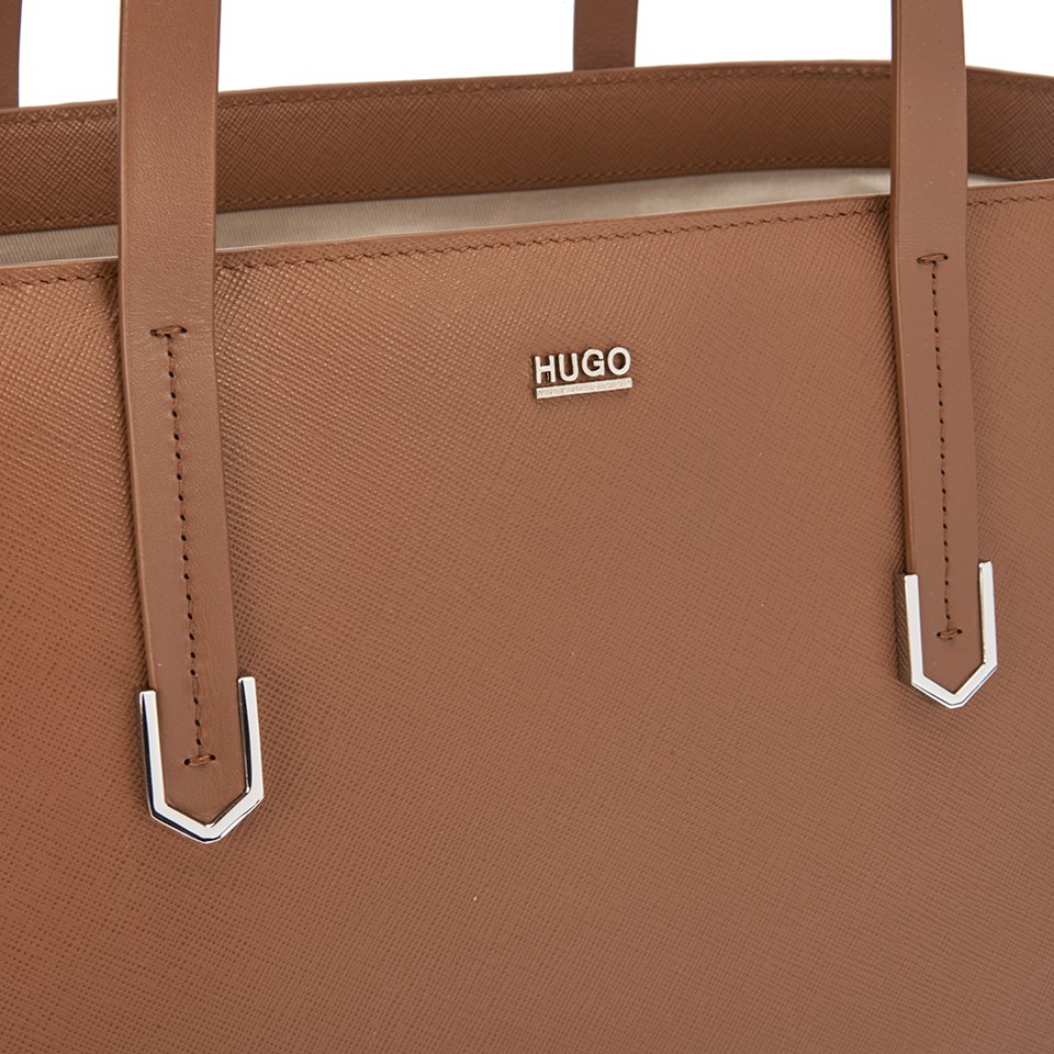 HUGO Women's Nadalia Shopper Bag - Medium Brown