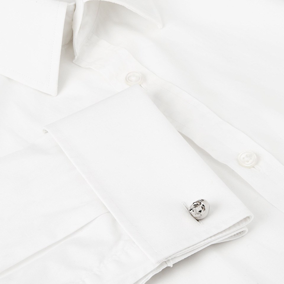 BOSS Hugo Boss Men's Skull Cufflinks - Silver