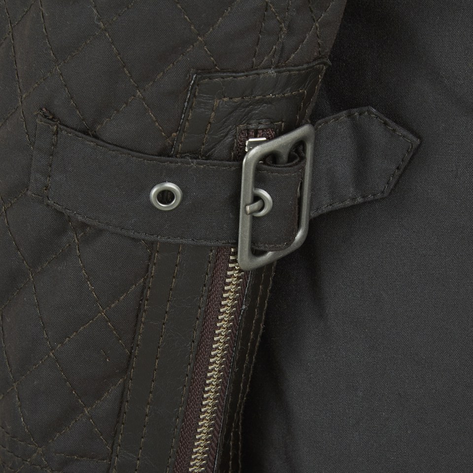 Barbour Women s Aspley Aysmmetric Wax Jacket Rustic Coggles