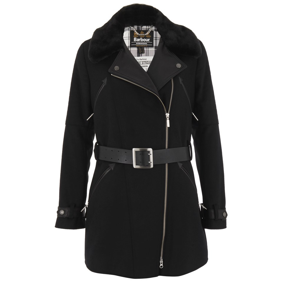 Barbour wool coat france deals
