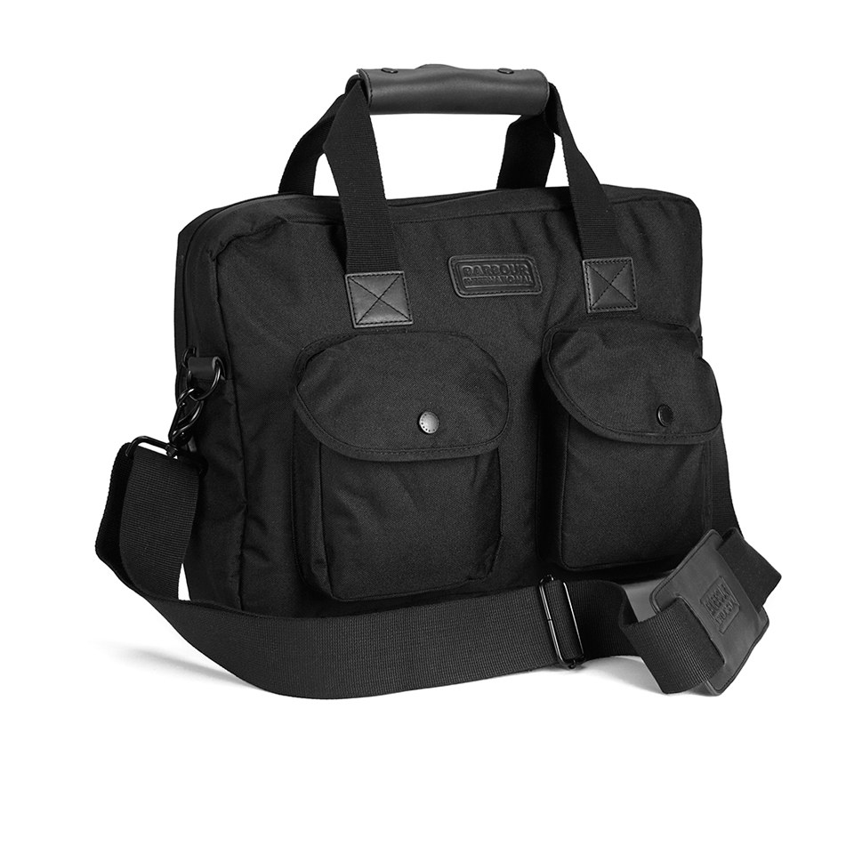 Barbour International Men's Blackburne Laptop Bag - Black - One Size