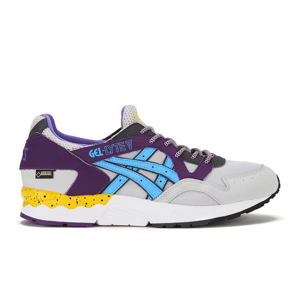 Asics Lifestyle Men s Gel Lyte V Goretex Trainers Soft Grey Light Blue Coggles