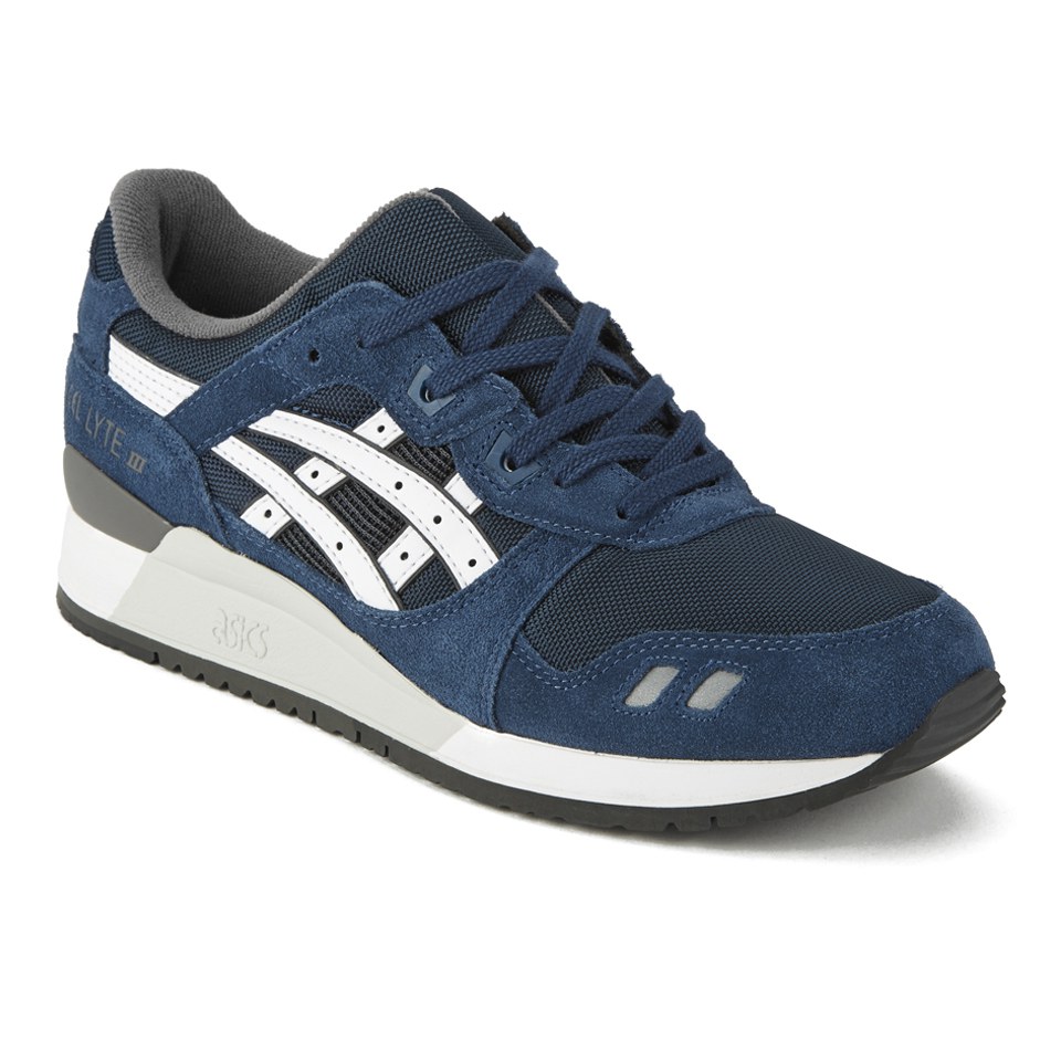 Asics Lifestyle Men s Gel Lyte III Varsity Pack Trainers Navy