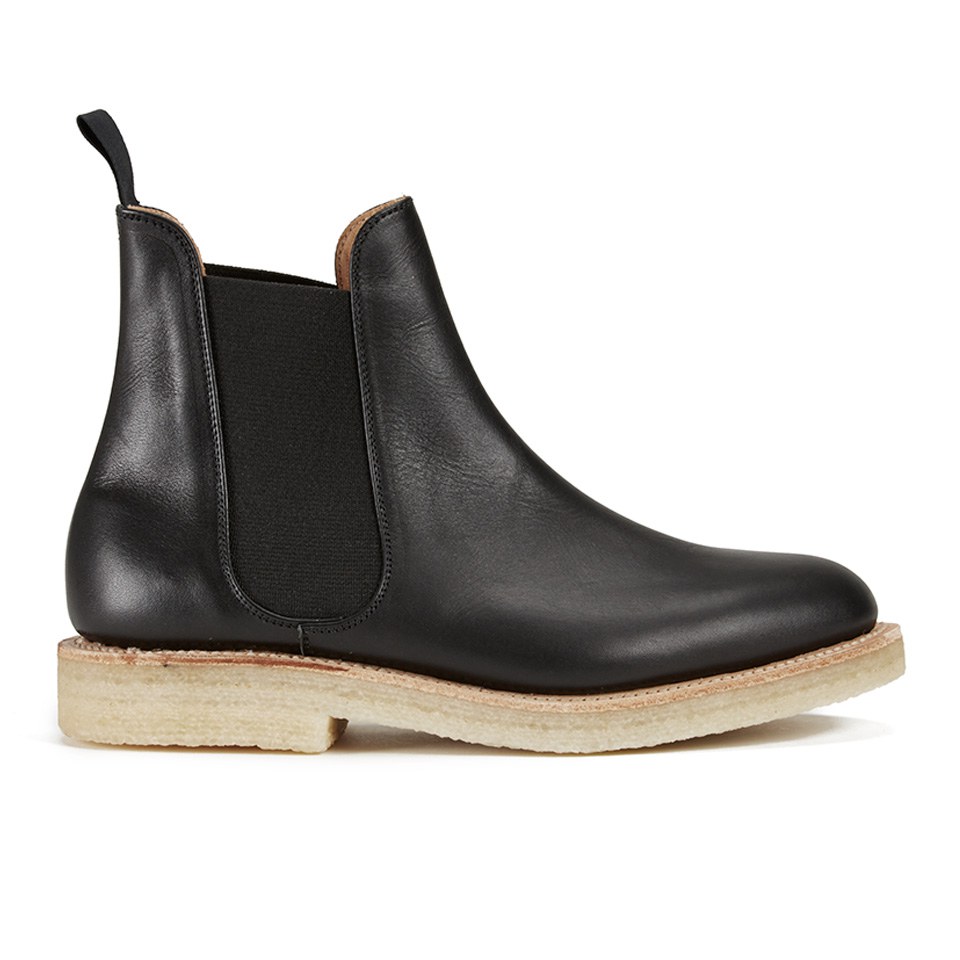 直送商品 YMC Women's Solovair Leather Crepe Sole Chelsea Boots 靴