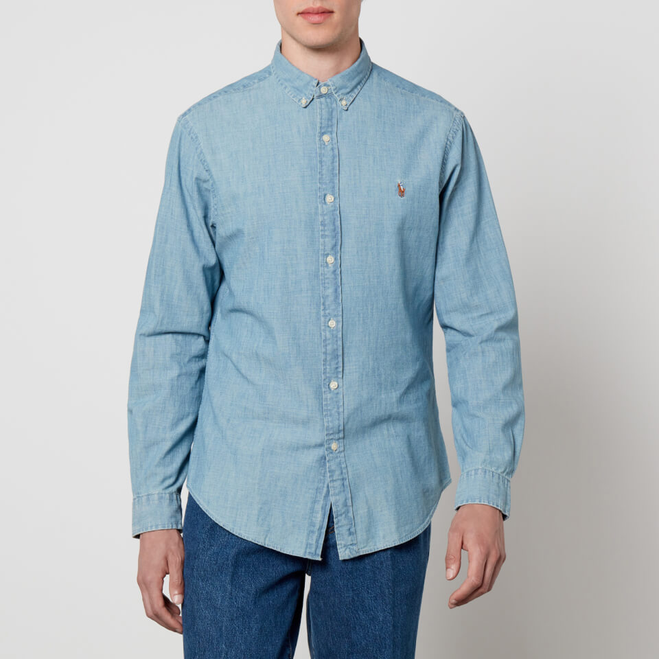 Polo ralph lauren online slim fit chambray shirt
