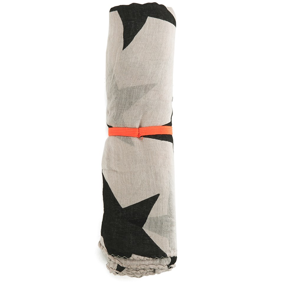 BeckSöndergaard Fine Twilight Star Print Scarf - Grey