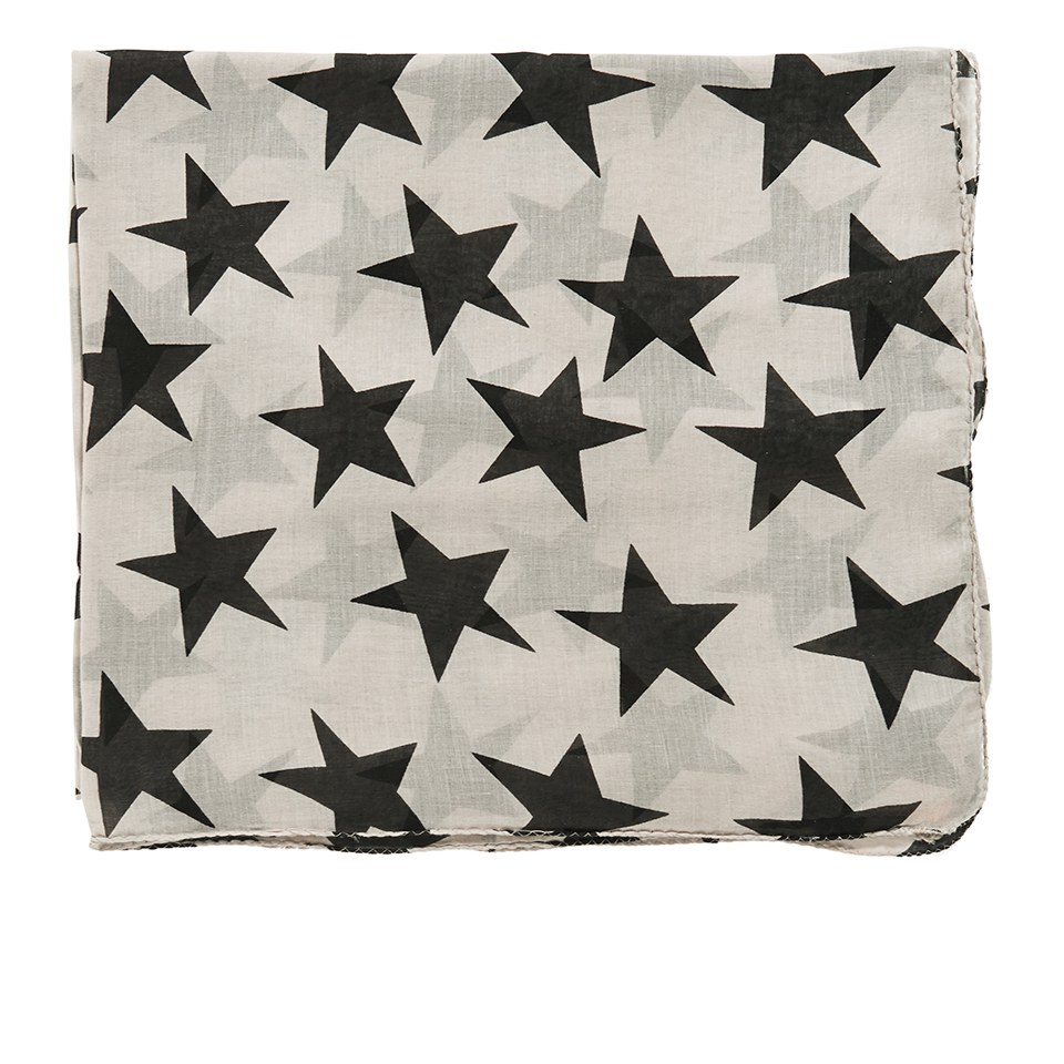 BeckSöndergaard Fine Twilight Star Print Scarf - Grey