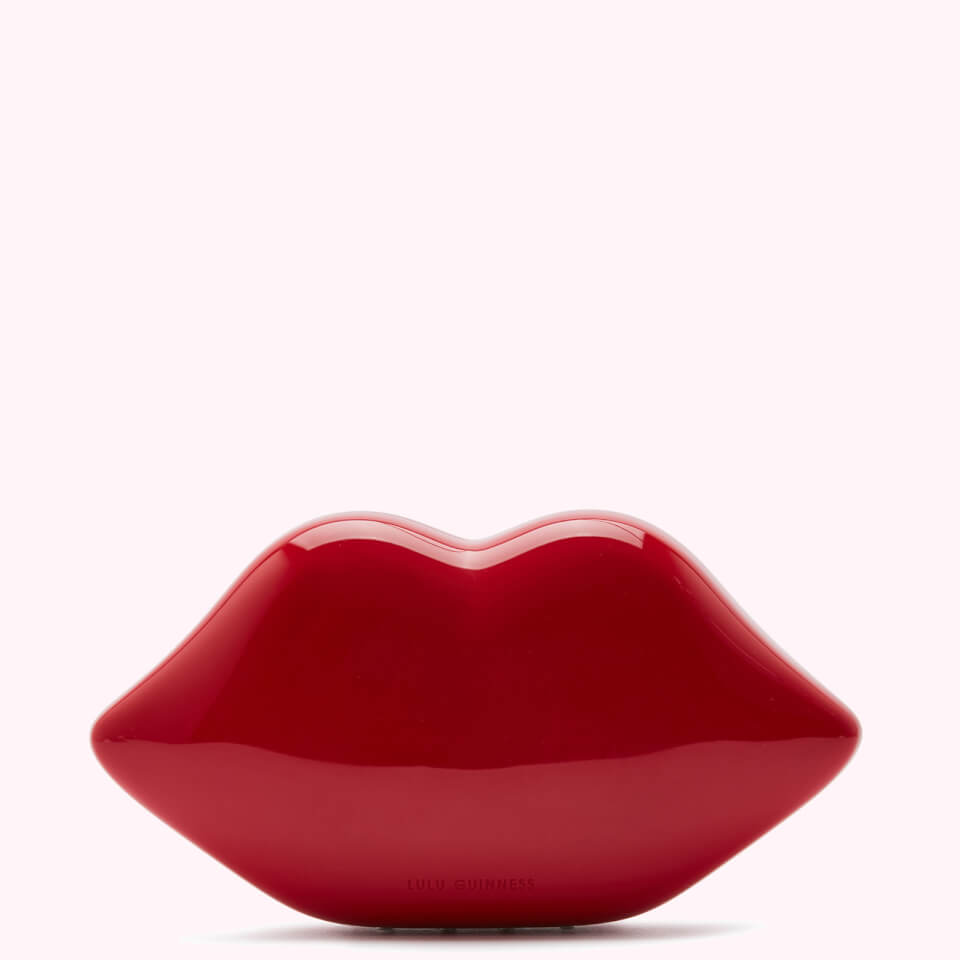 Lulu Guinness Women's Lips Perspex Clutch Bag - Red