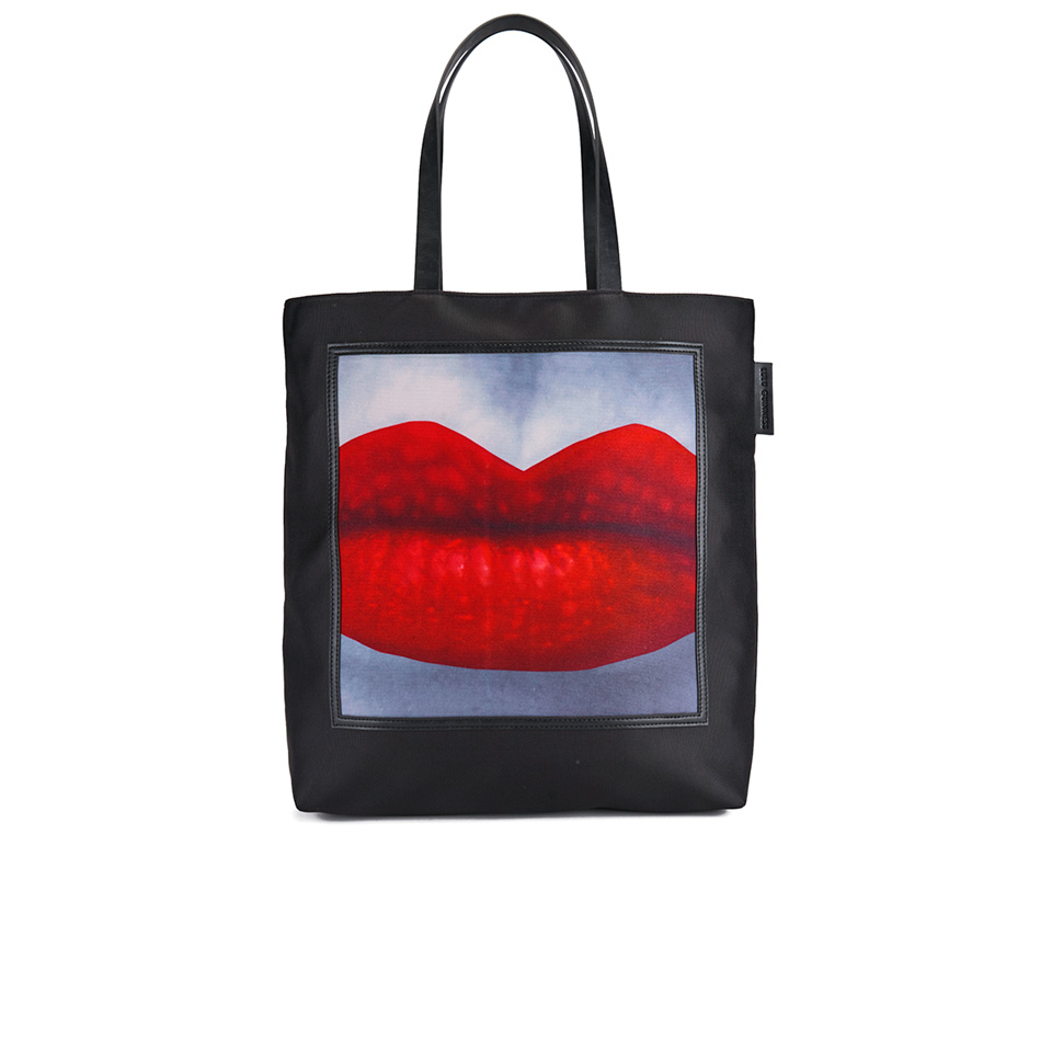 Lulu Guinness Women's Lucy Medium A Little Lipstick Tote Bag - Red/Black
