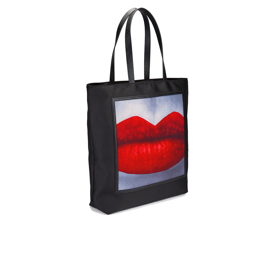 Lulu Guinness Women's Lucy Medium A Little Lipstick Tote Bag - Red/Black