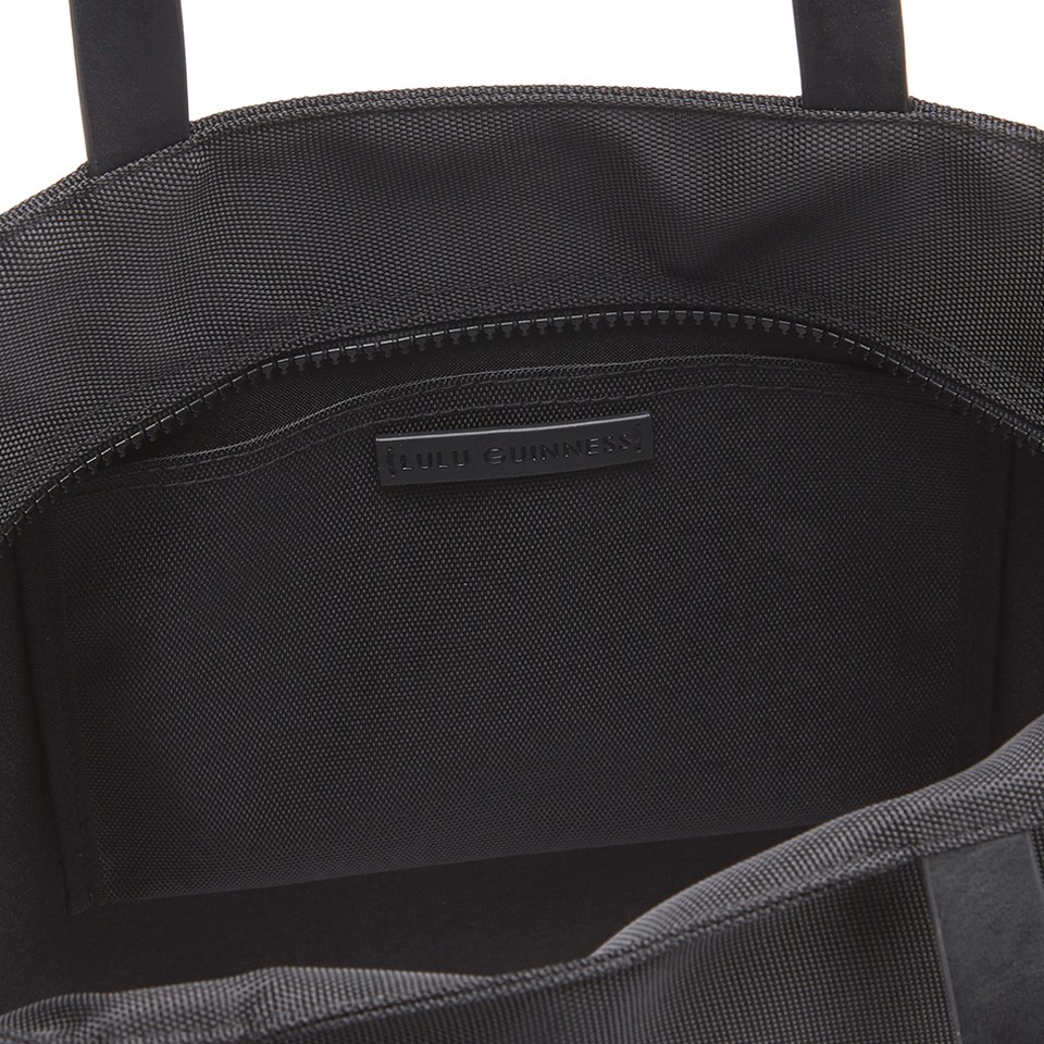 Lulu Guinness Women's Lucy Taped Face Tote Bag - Black