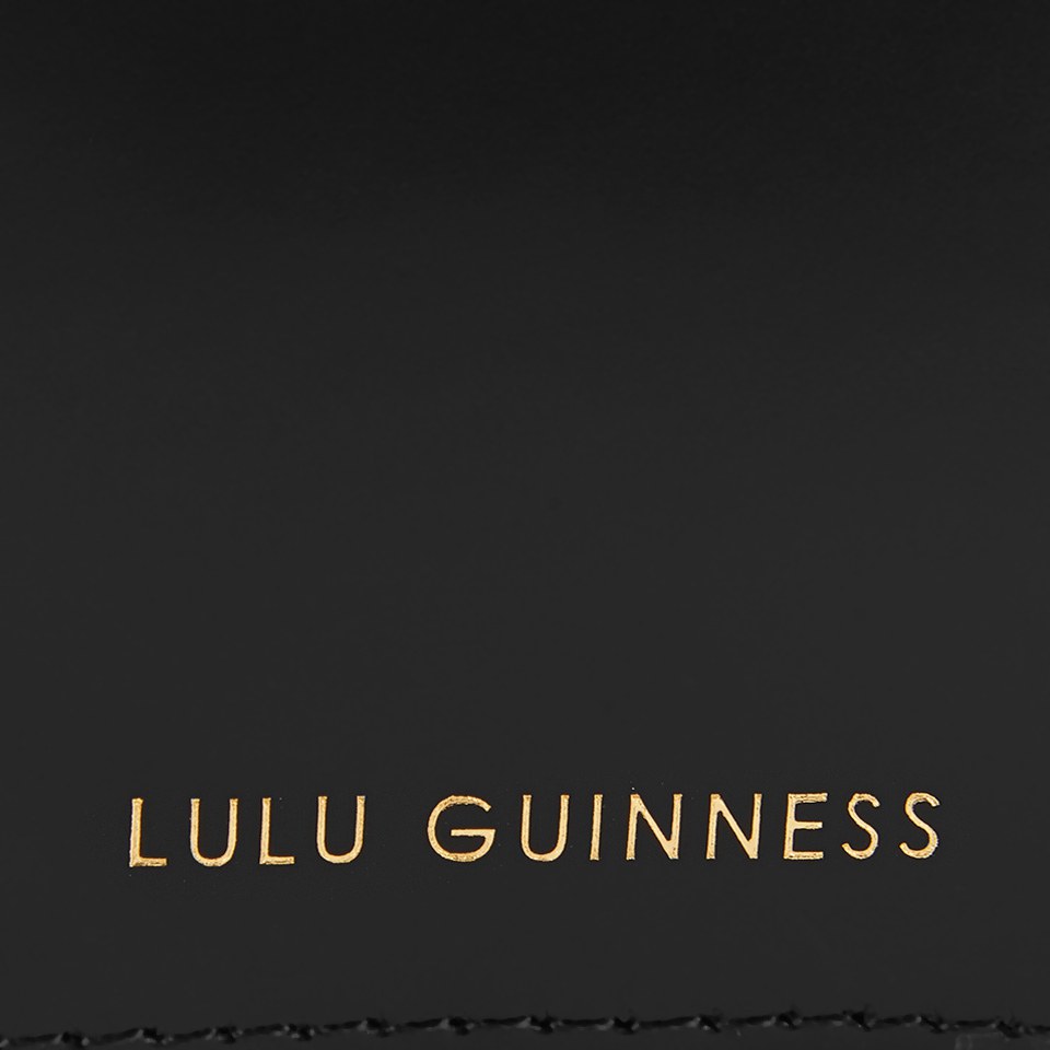 Lulu Guinness Women's Taped Face Passport Cover - Black