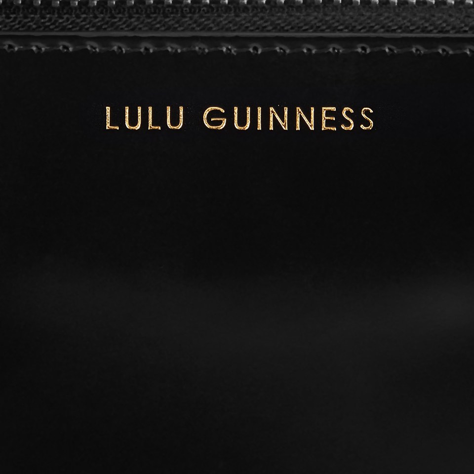Lulu Guinness Women's Grace Taped Face Clutch Bag - Black