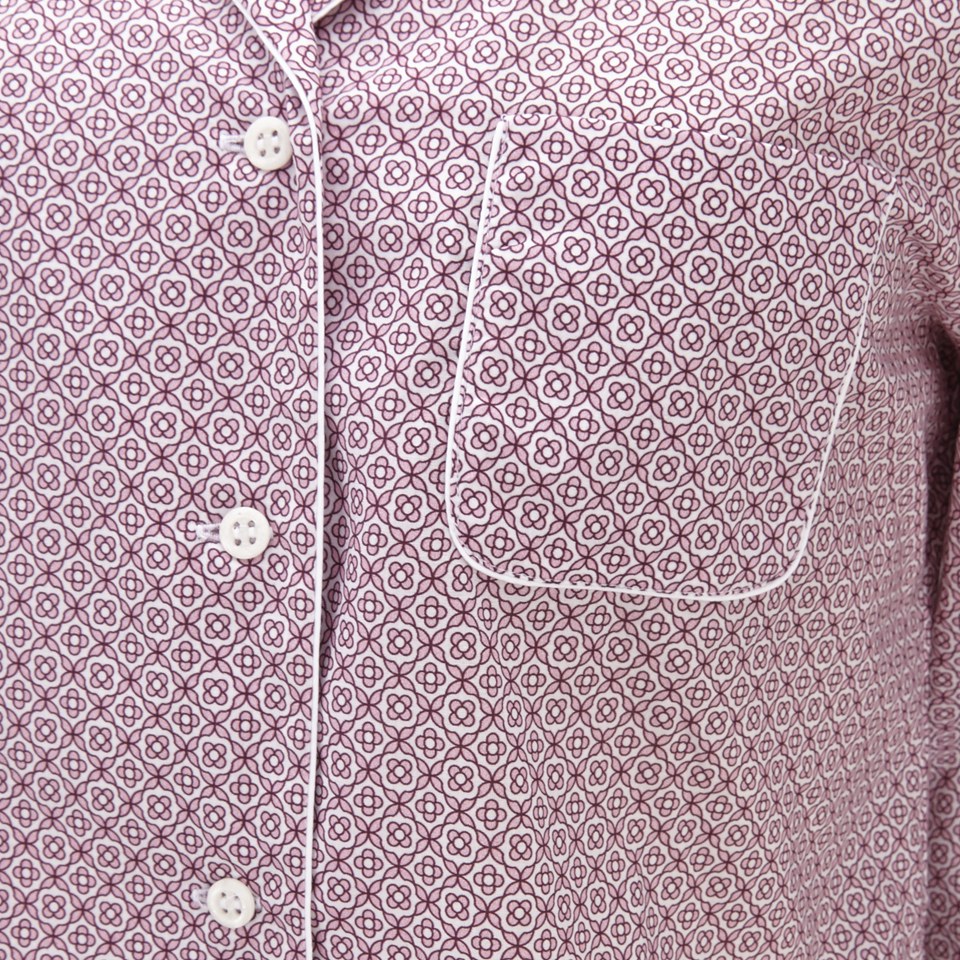 Derek Rose Women's Dixie 2 Pyjama Set - Pink