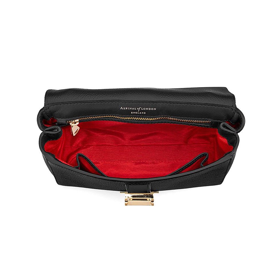 Aspinal of London Lottie Letterbox Chain Bag - Navy