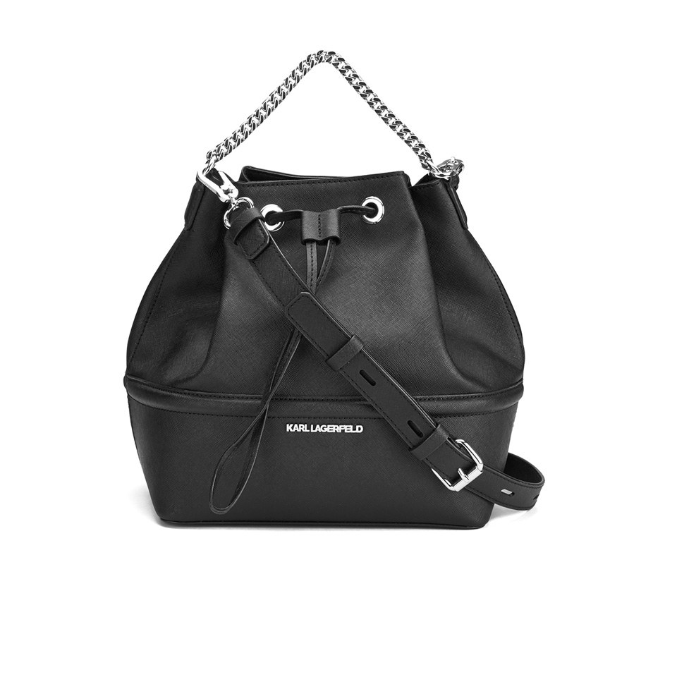 Karl Lagerfeld Women's K/Klassik Drawstring Bag - Black