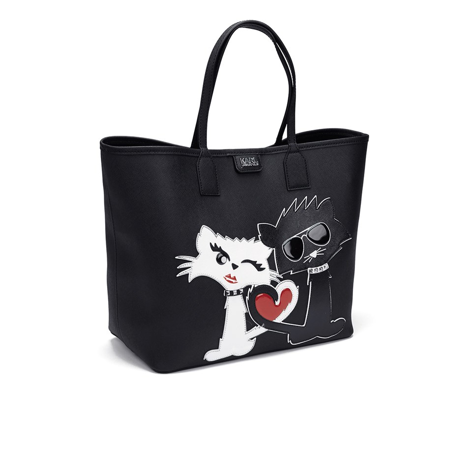 Karl Lagerfeld Women's K/Choupette Love Shopper - Cats Black
