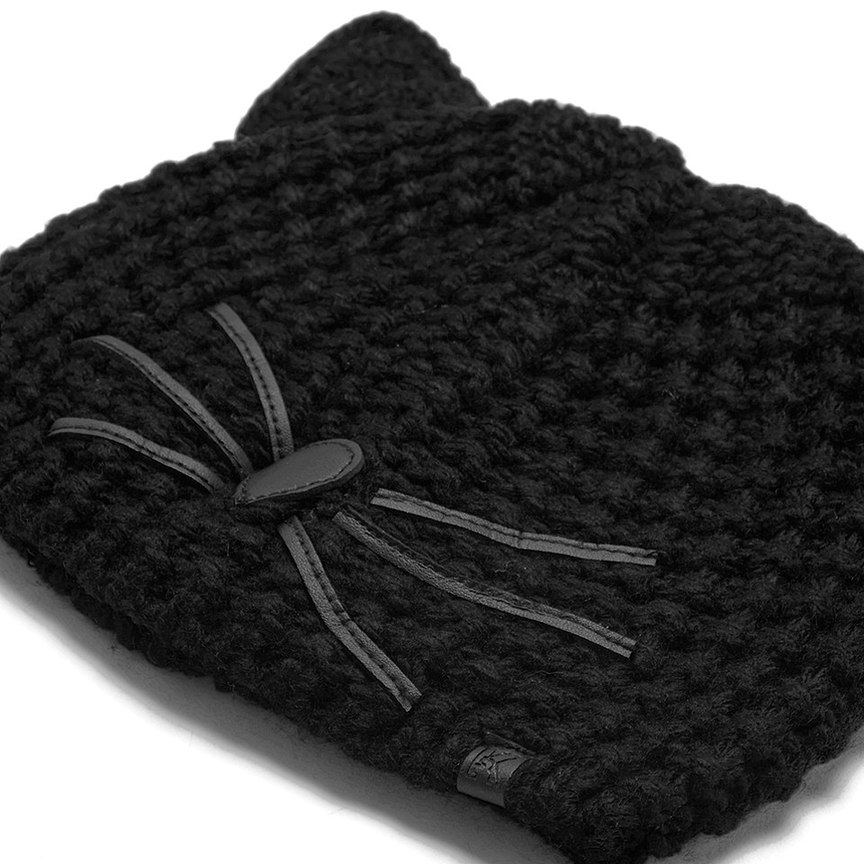Karl Lagerfeld Women's K/Choupette Beanie - Black